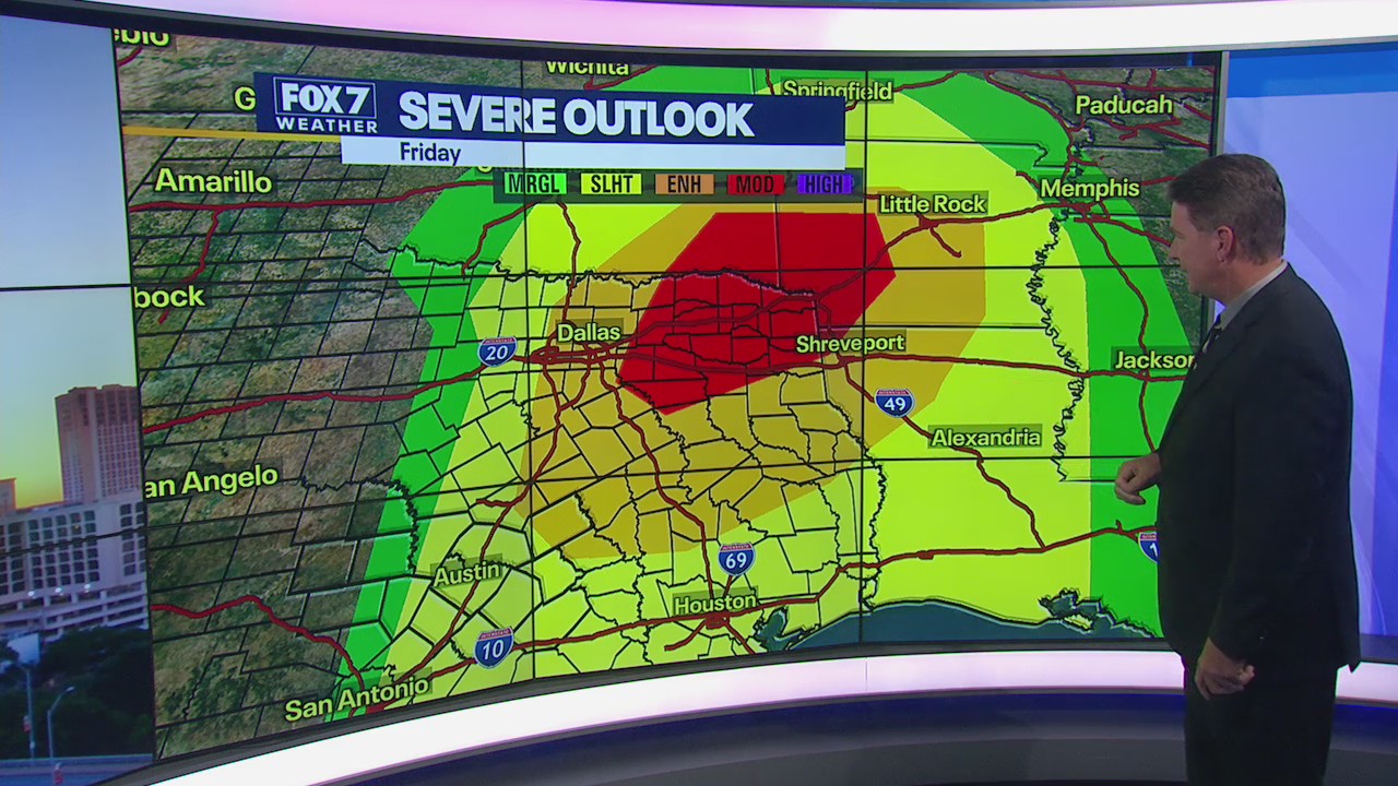 Severe storms possible tonight