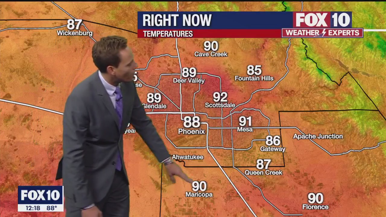 Noon Weather Forecast - 4/10/23