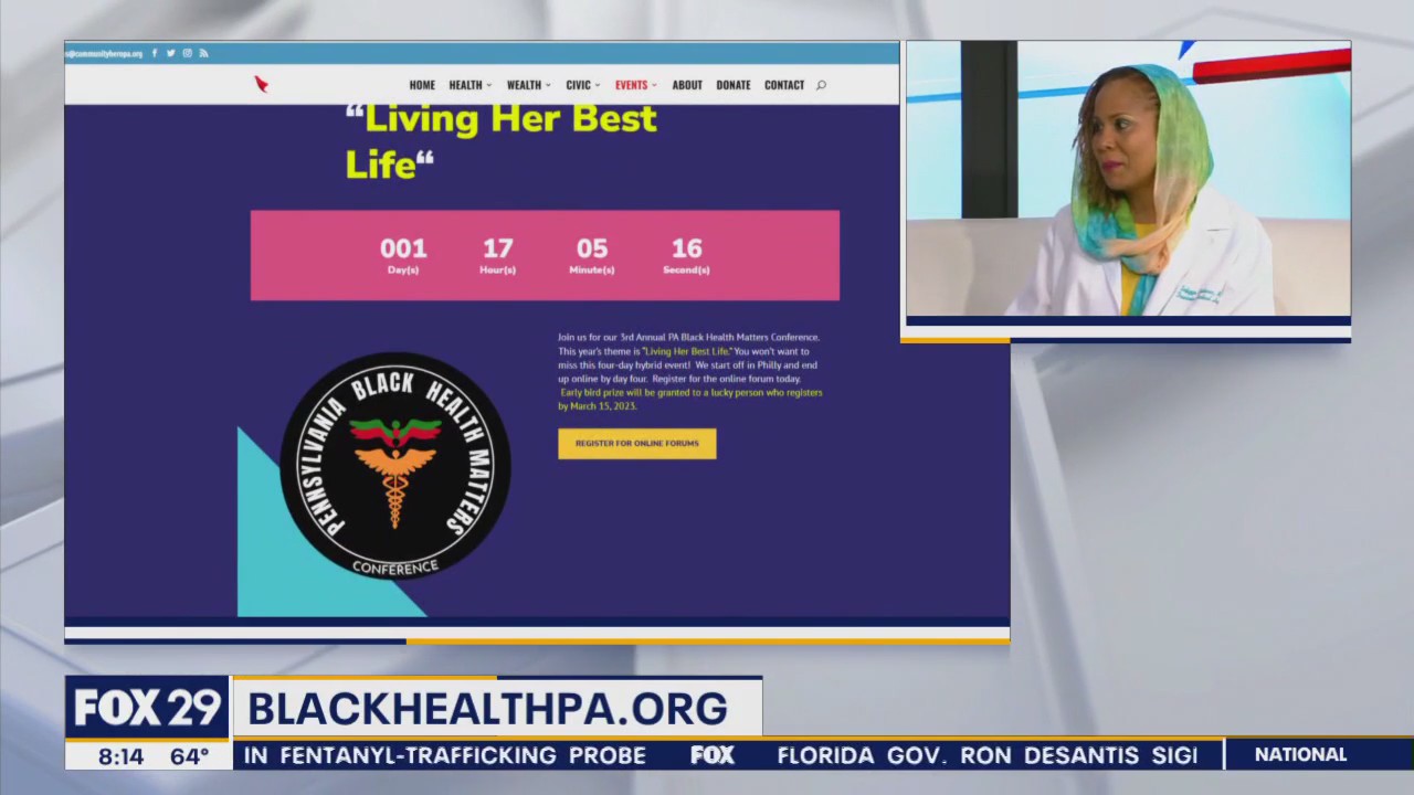 Health Watch: Pennsylvania Black Health Matters Conference kicks off next week