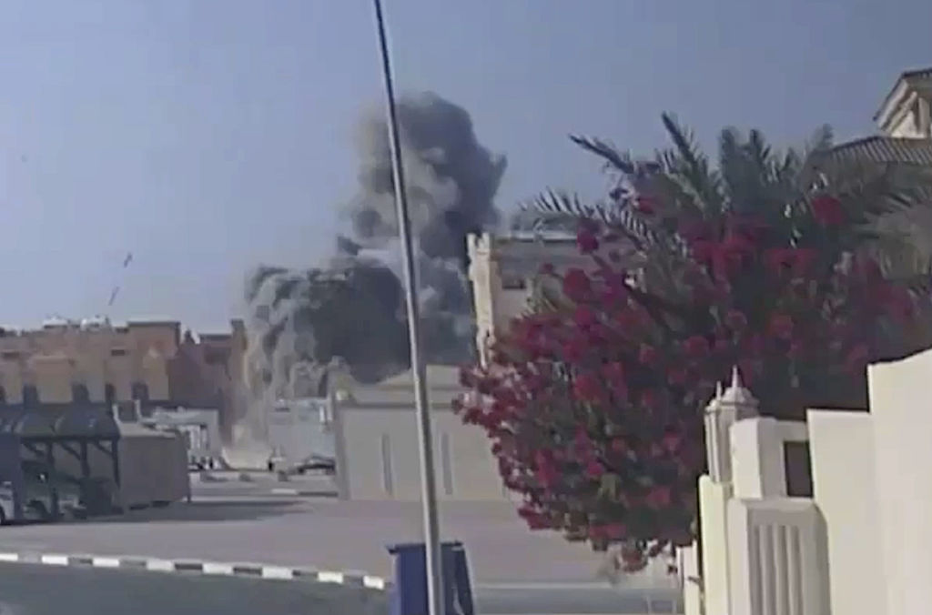 Israeli attack on Hamas negotiators in Qatar captured on CCTV