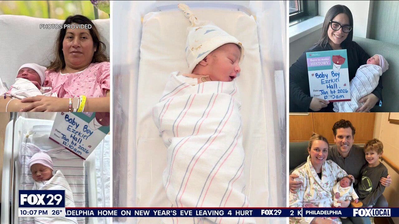 Babies born on New Year's Day in Philly area