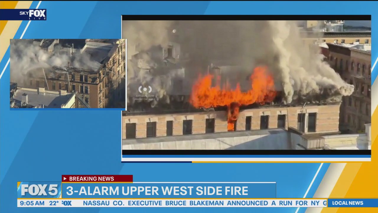 FDNY work to contain Upper West Side fire