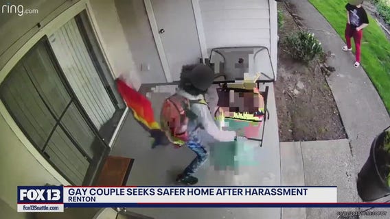 Gay couple seeks safer home after harassment