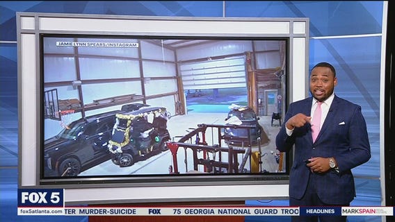 Dog goes on joy ride in golf cart