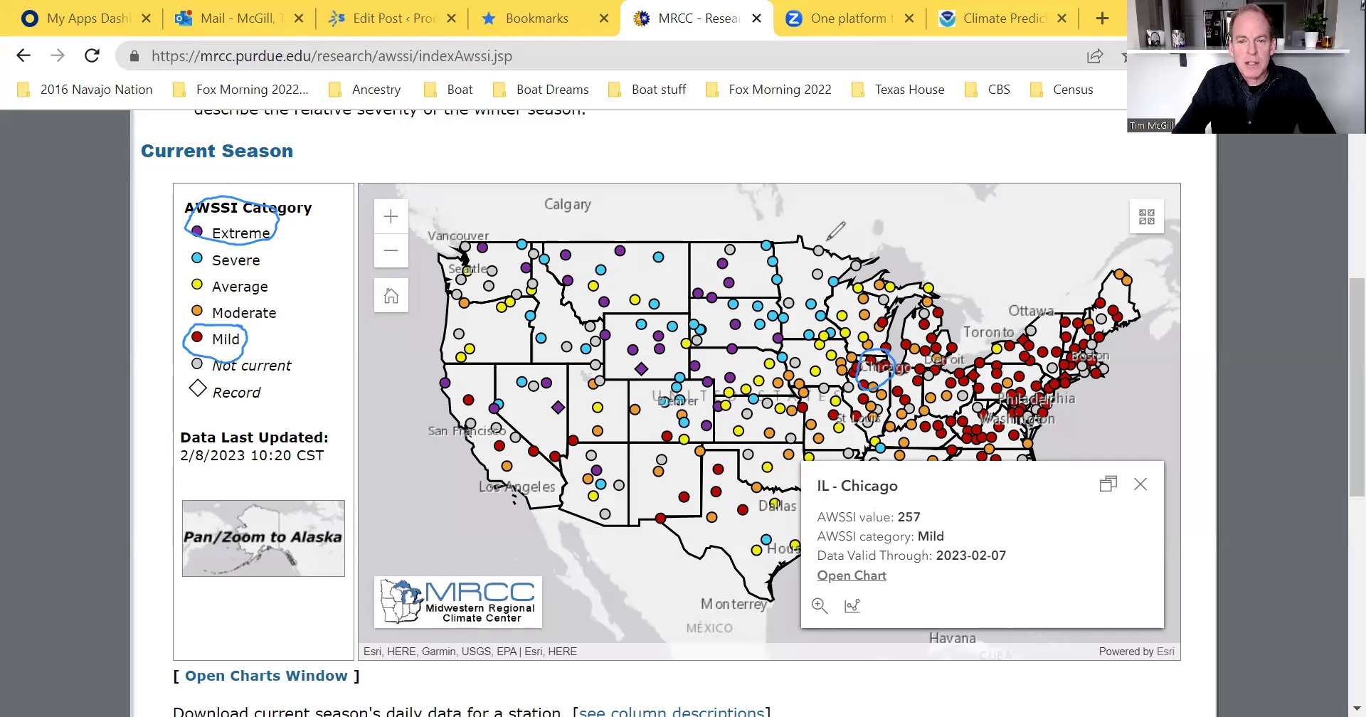 Measuring the miserableness of Chicago's winter