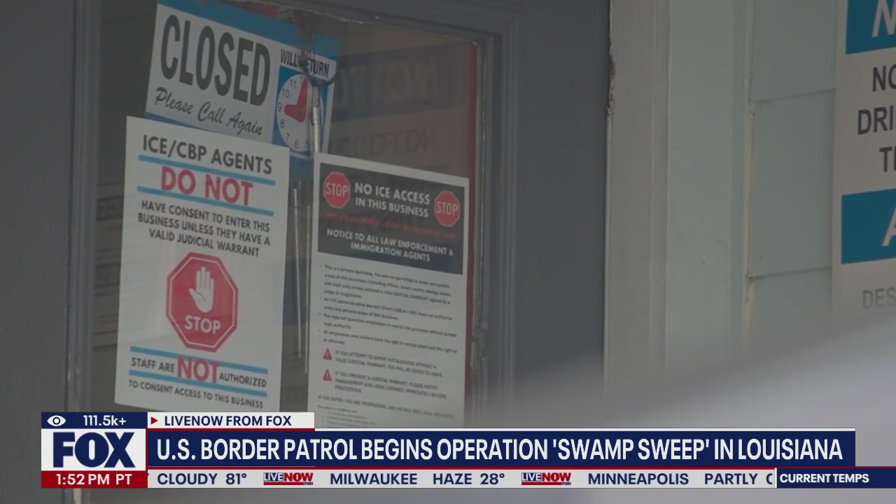 ICE operation 'Swamp Sweep' in New Orleans