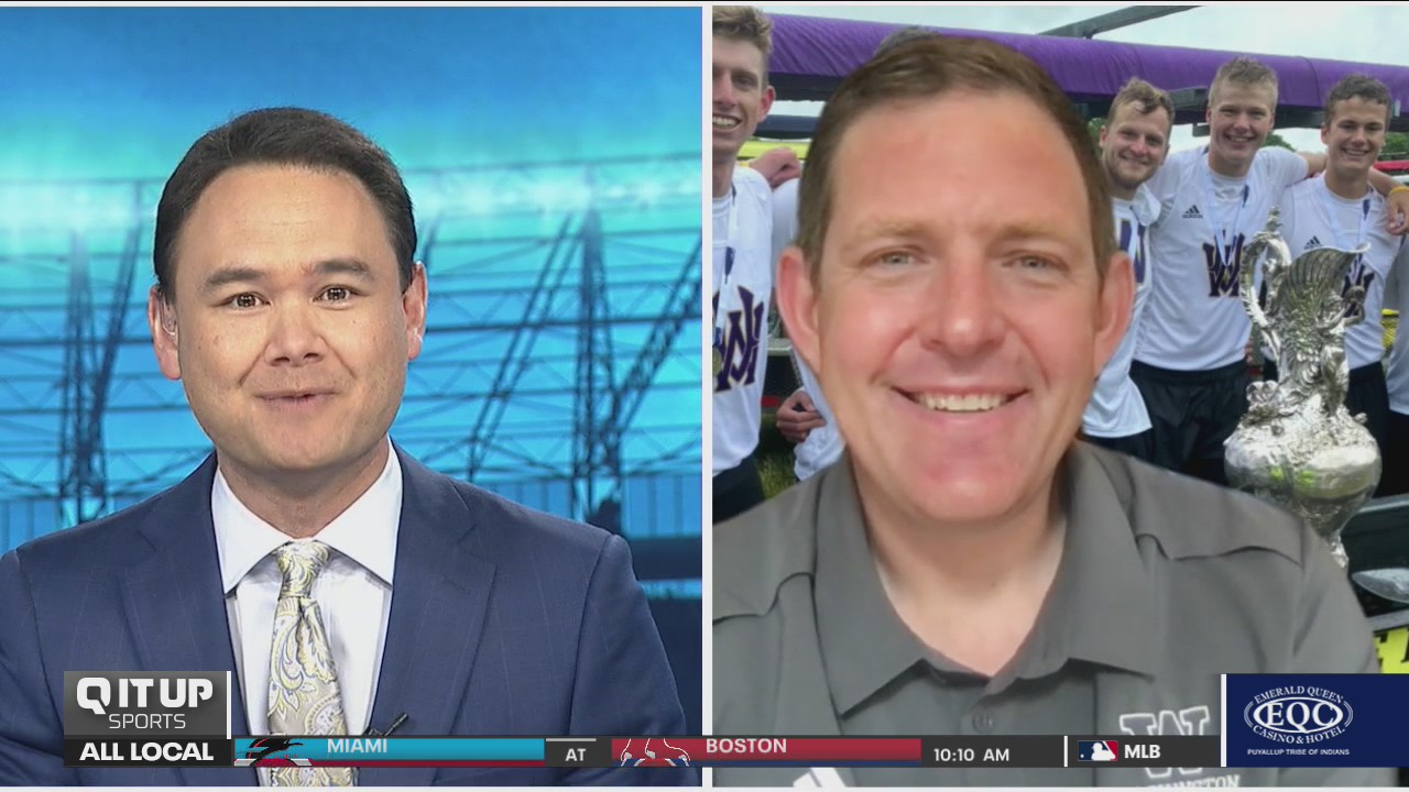 After winning national championship, UW Men's Rowing coach Michael Callahan on "Q It Up Sports"