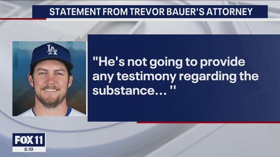Dodgers' Trevor Bauer appears at restraining order hearing