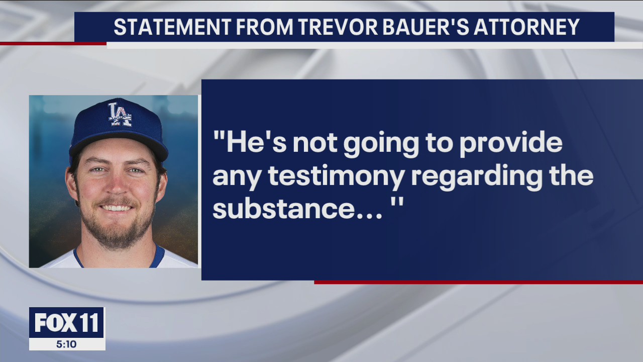 Dodgers' Trevor Bauer appears at restraining order hearing