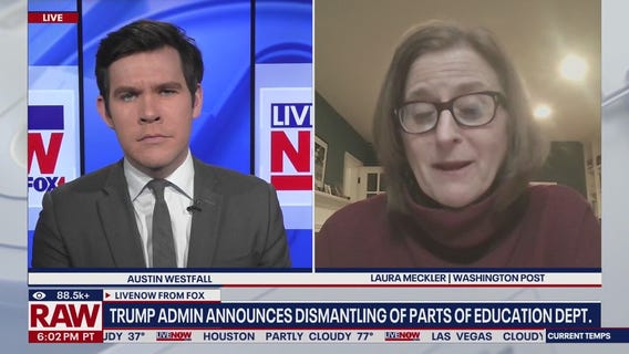 U.S. announces dismantling of parts of Education Dept.