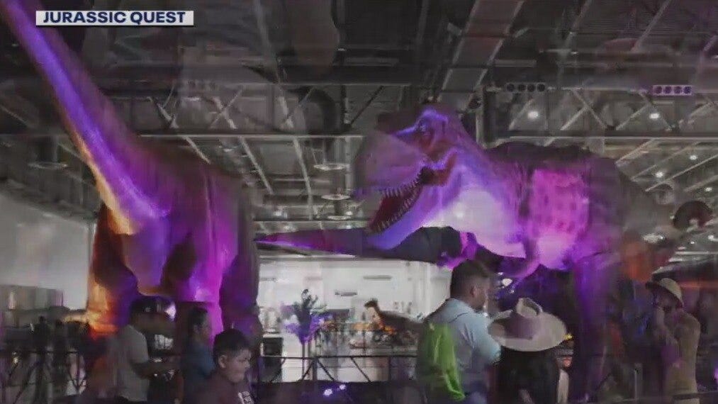 Jurassic Quest bringing dinosaurs to the East Bay