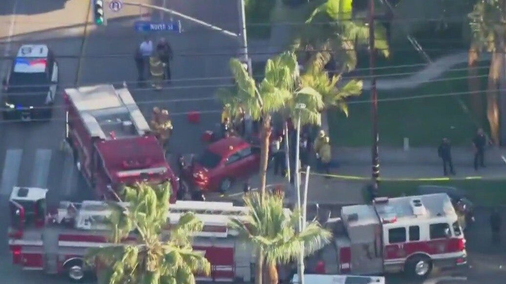 Anaheim HS students hit by suspected DUI driver