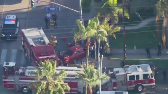 Anaheim HS students hit by suspected DUI driver