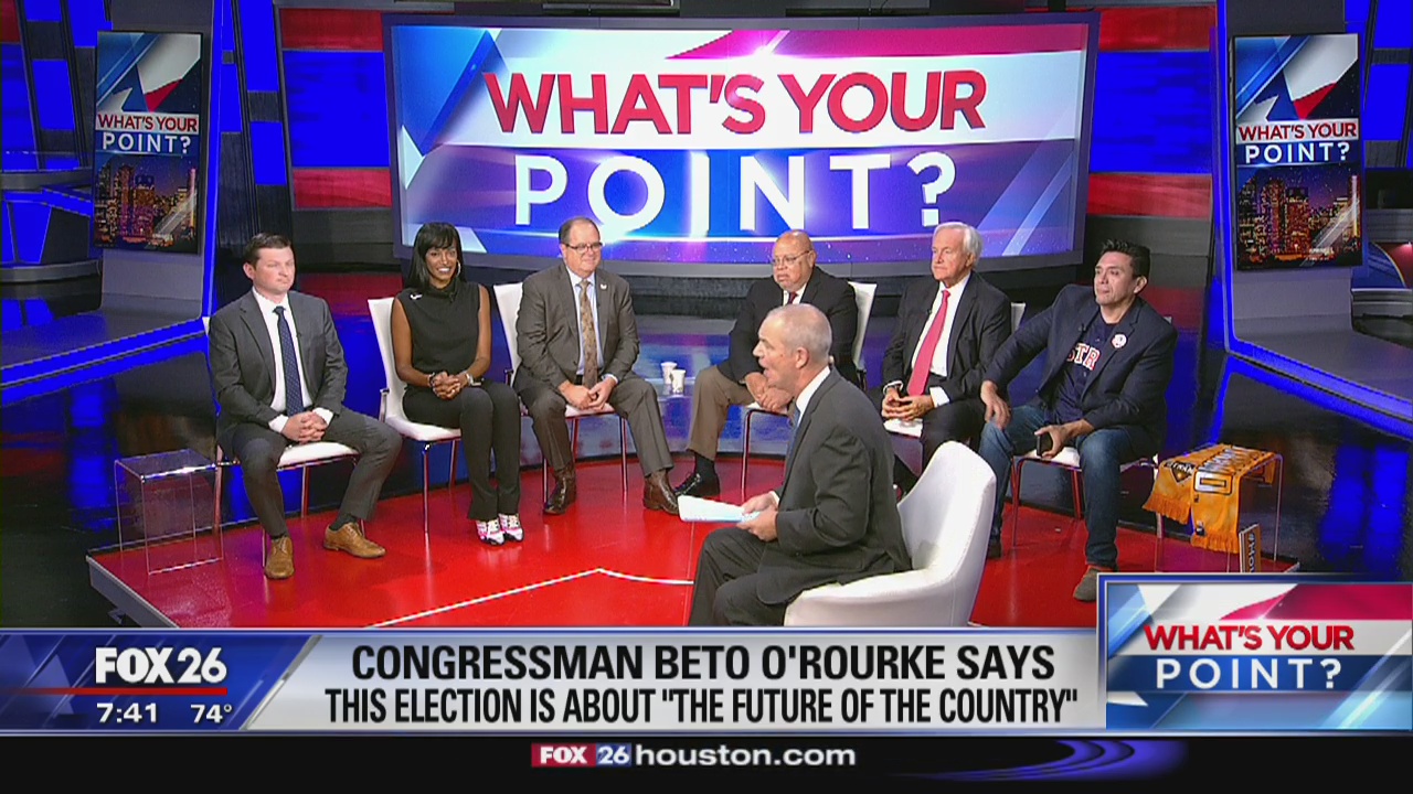 Cruz and O'Rourke Campaign in Houston