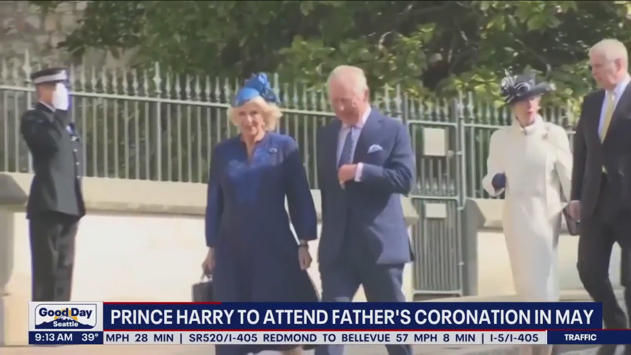 Prince Harry to attend father's coronation in May