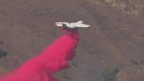 Euclid Fire burns in Chino Hills