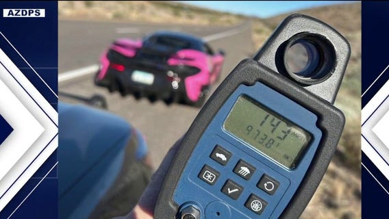 Arizona driver caught going 143 mph in 65 mph zone