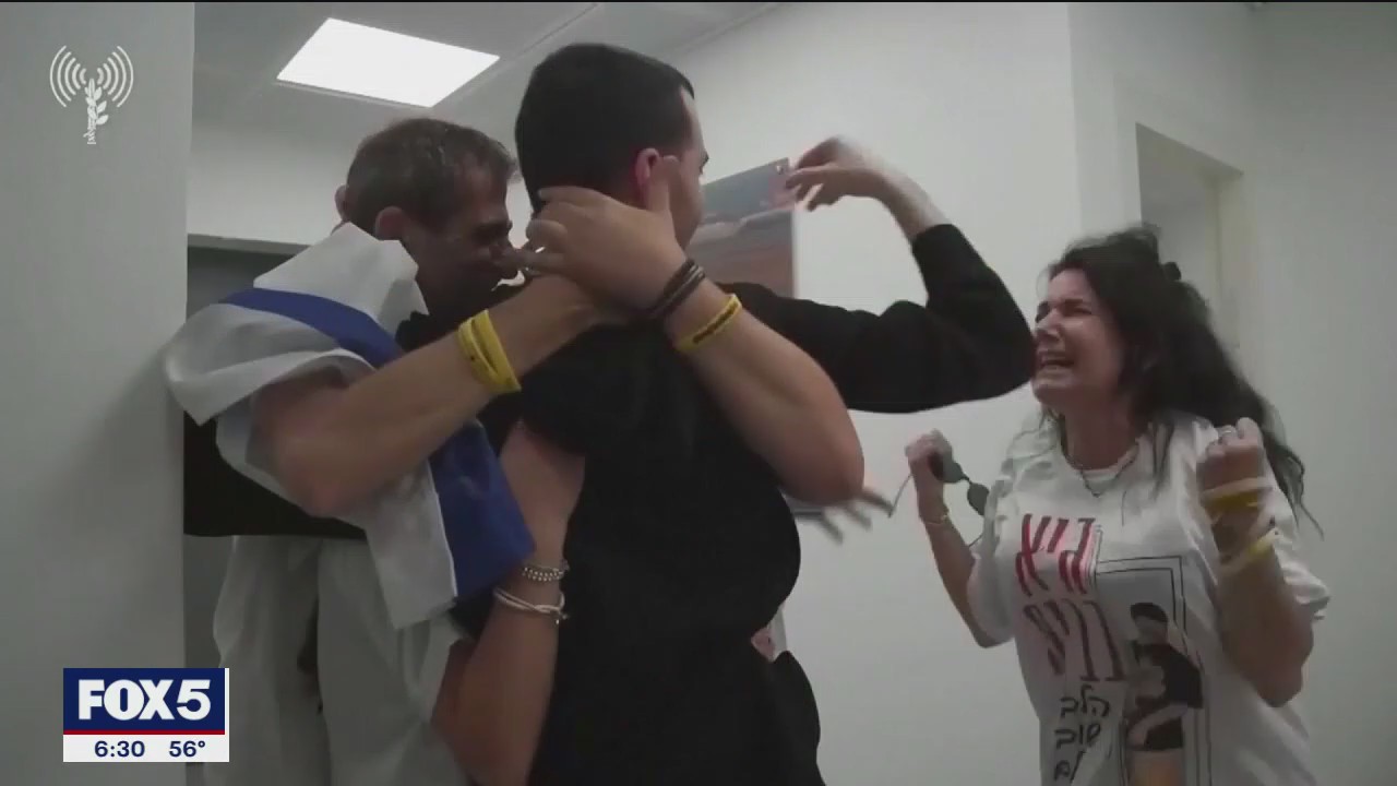 After two years in captivity, hostages return home amid fragile peace deal