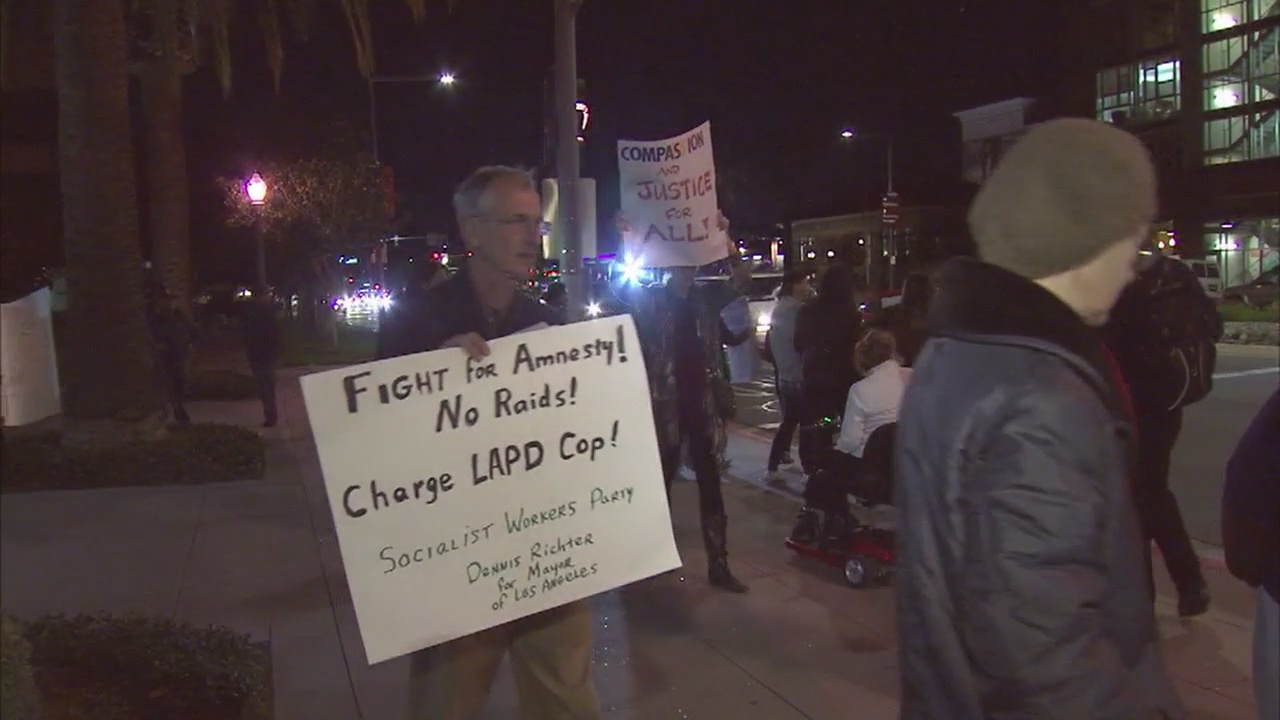 Rallies Held To Protest Immigration Orders From President Trump