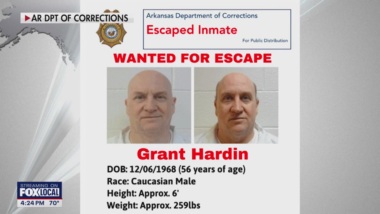 Search for ex-police chief who escaped AR prison continues