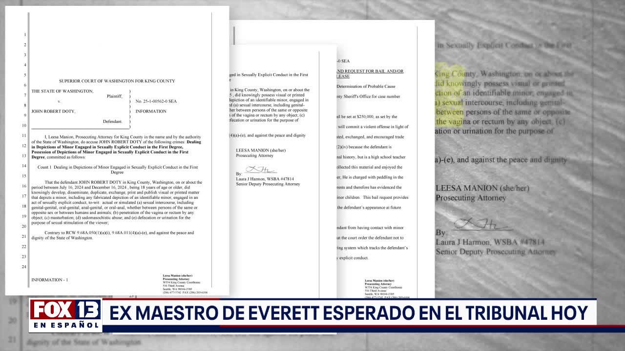 Últimas noticias con el noticiero FOX 13 Seattle: Lunes, 10 de marzo