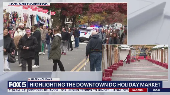 DC Holiday Market opens marking start of holiday season