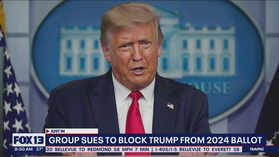 Lawsuit contends Constitution's 'insurrection' clause bars Trump from running again for president