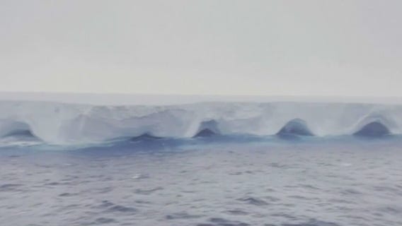 World's largest iceberg is moving in the Antarctic Ocean