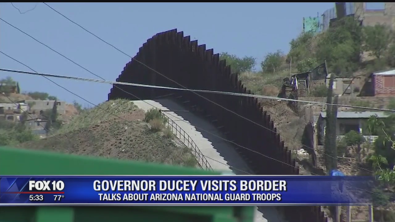 Arizona Gov. Ducey addresses National Guard deployment to border