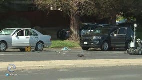 Standoff with murder suspect ends