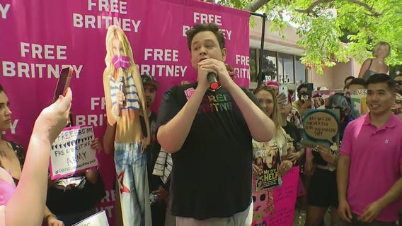 Crowds gather outside LA Courthouse as Britany Spears makes rare remarks to conservatorship judge