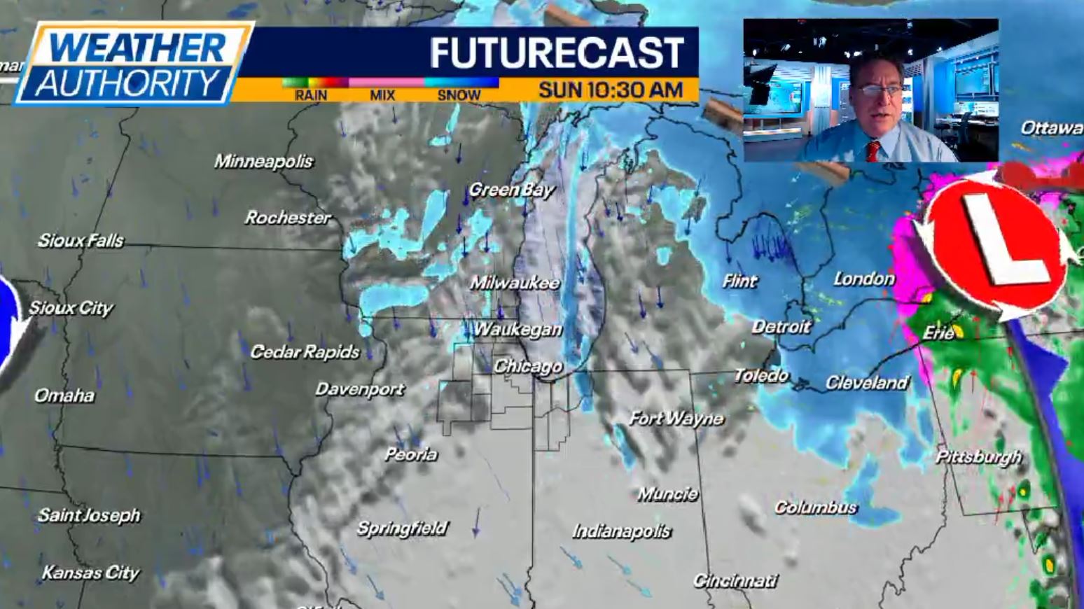 Chicago Weather: Another inch of snowfall Saturday afternoon