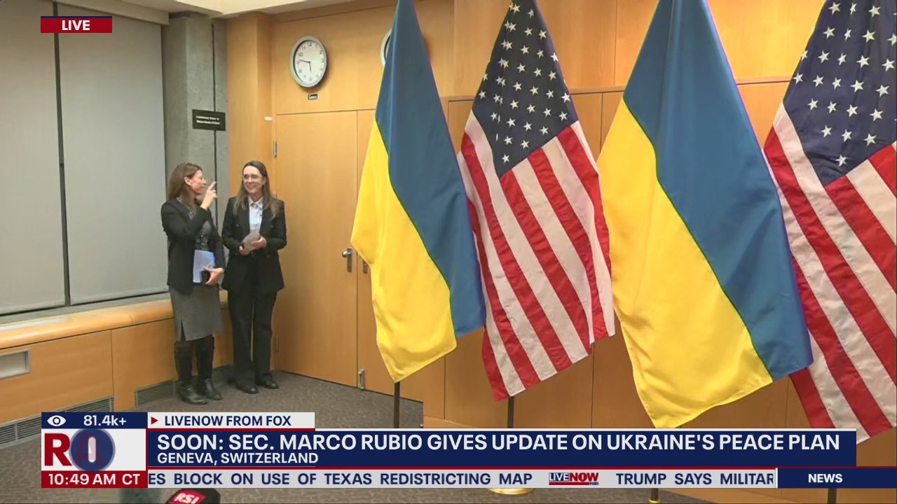 Sec. Rubio provides update on Ukraine peace plan
