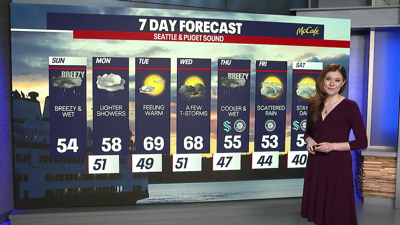 Seattle weather: soggy blustery day