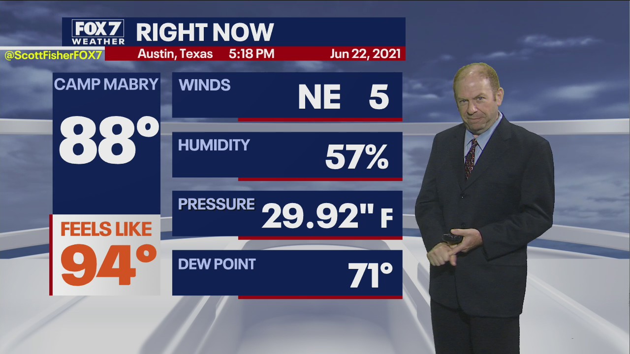 Evening weather forecast for June 22, 2021