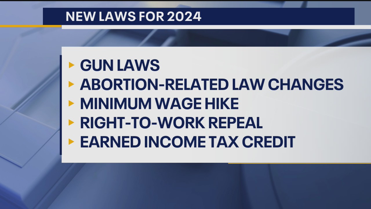 Michigan laws changing in 2024