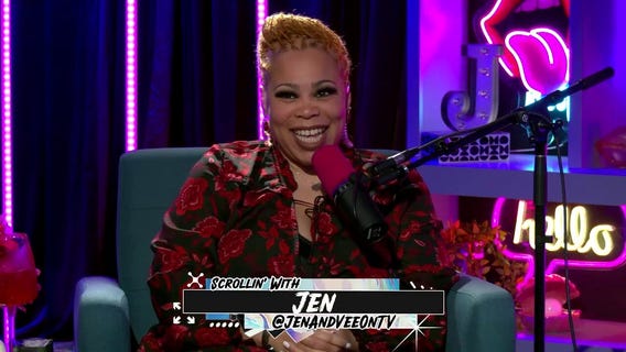 Was Shrek Catfished? | Scrollin' With Jen & Vee