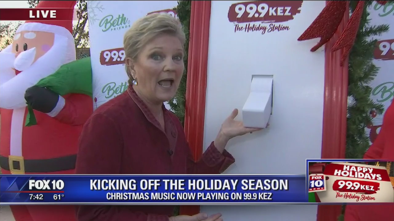 99.9 KEZ flips the switch on Christmas music!