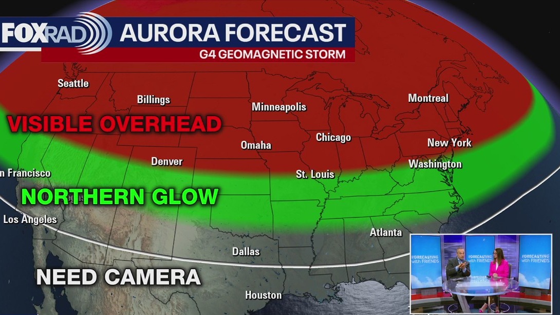 Northern lights seen in the U.S. | Forecasting with Friends