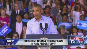President Obama to speak in Ann Arbor ahead of Election Day