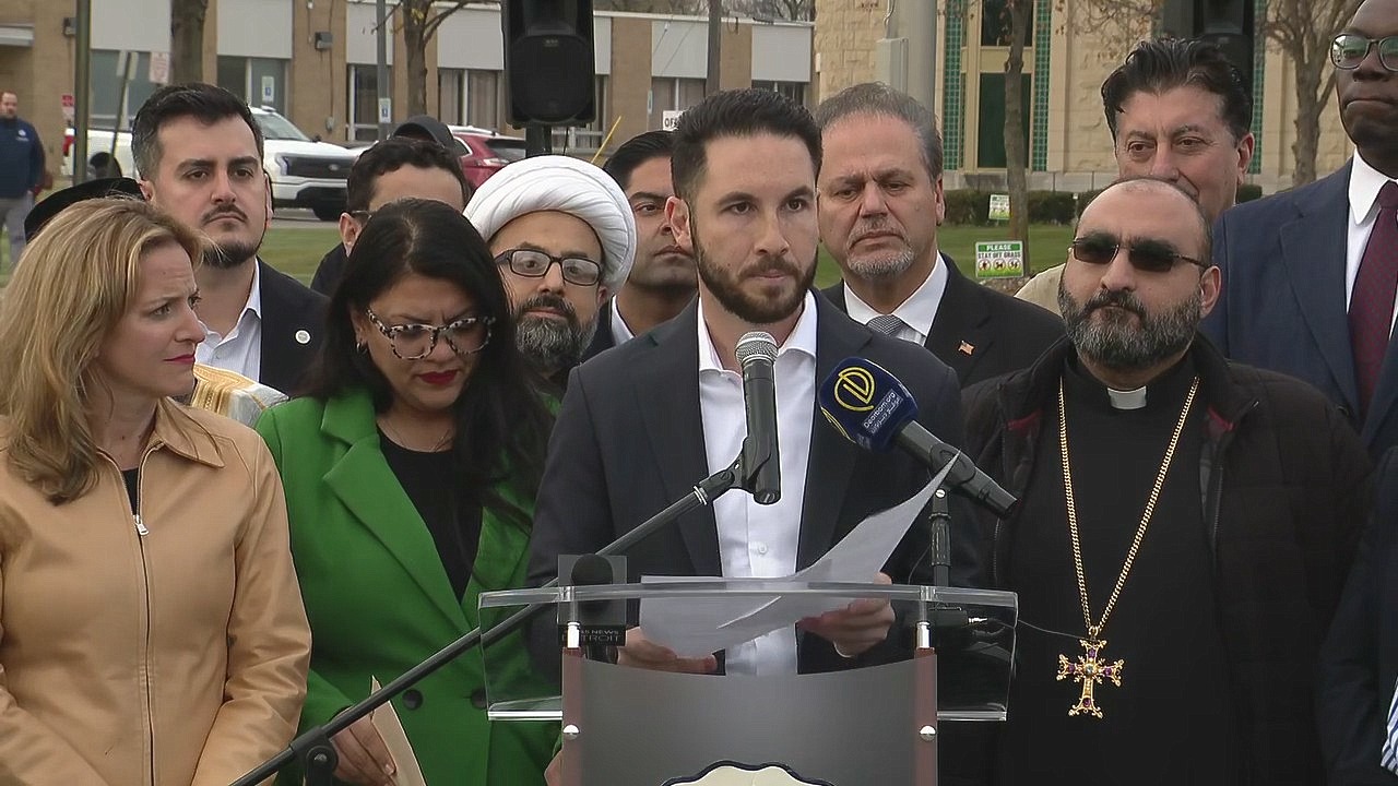 Dearborn Unity Presser: Mayor Hammoud