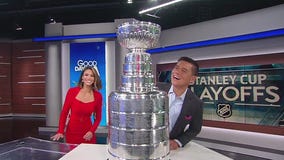 Stanley Cup in studio