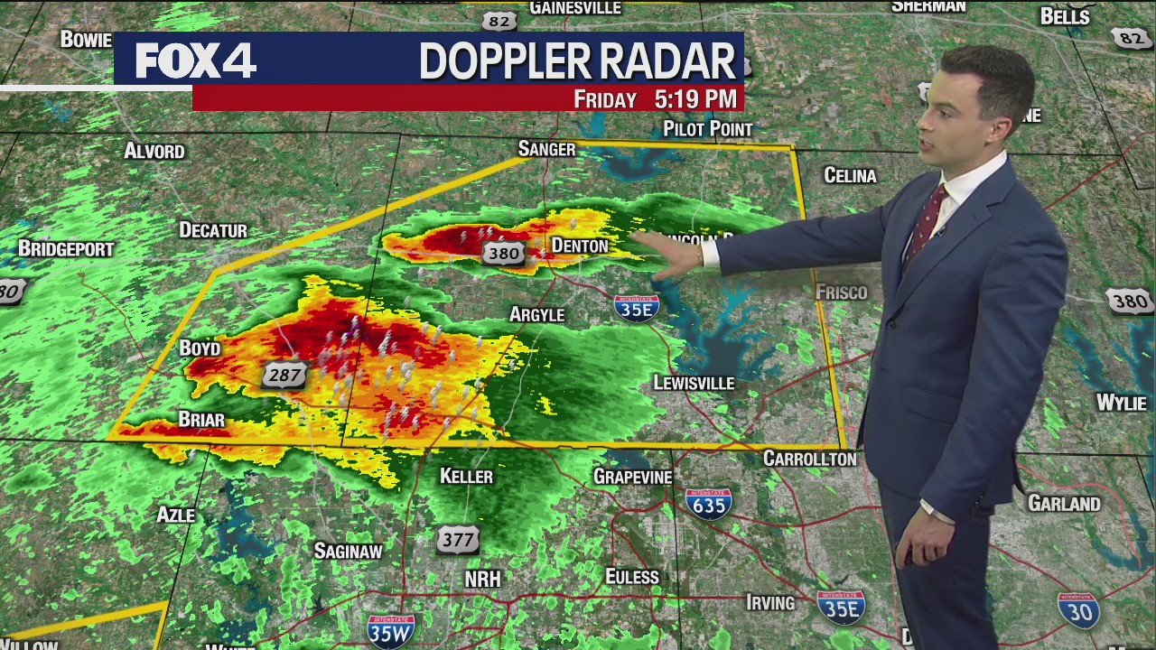 Dallas weather: May 24 - 5 p.m. Update