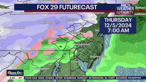 Weather Authority: Monday morning forecast