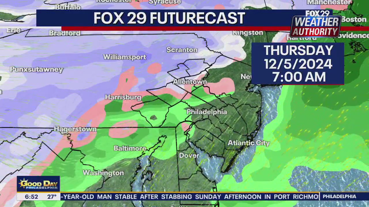 Weather Authority: Monday morning forecast