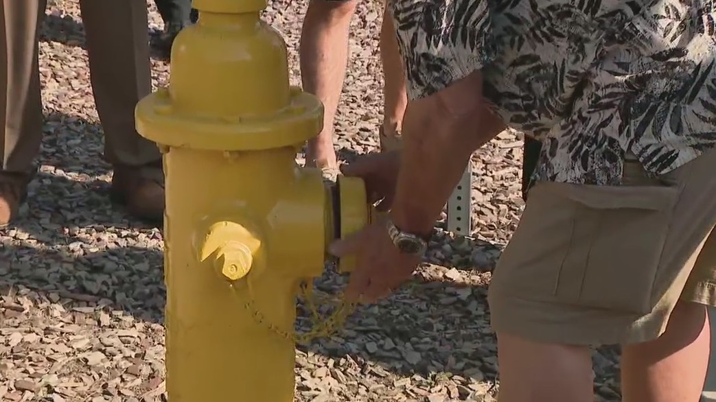 Glendale fire hydrant dedication honors fallen first responders