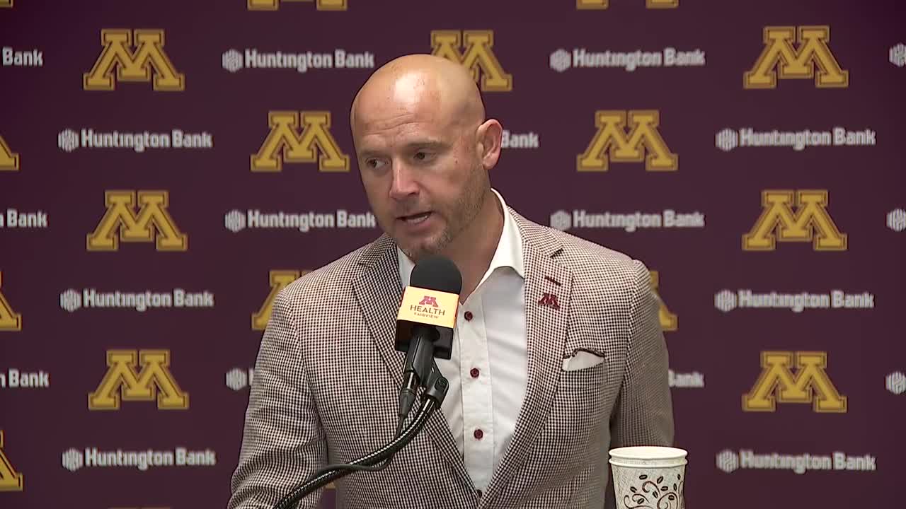 P.J. Fleck reflects on Iowa loss, previews Michigan