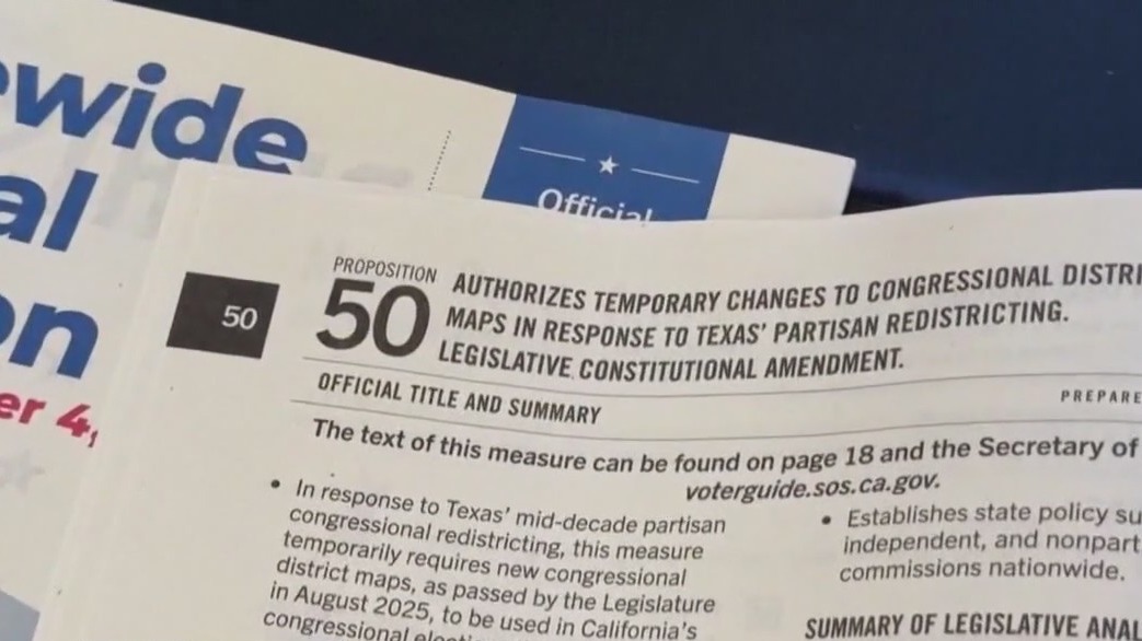 California voters decide on Prop 50