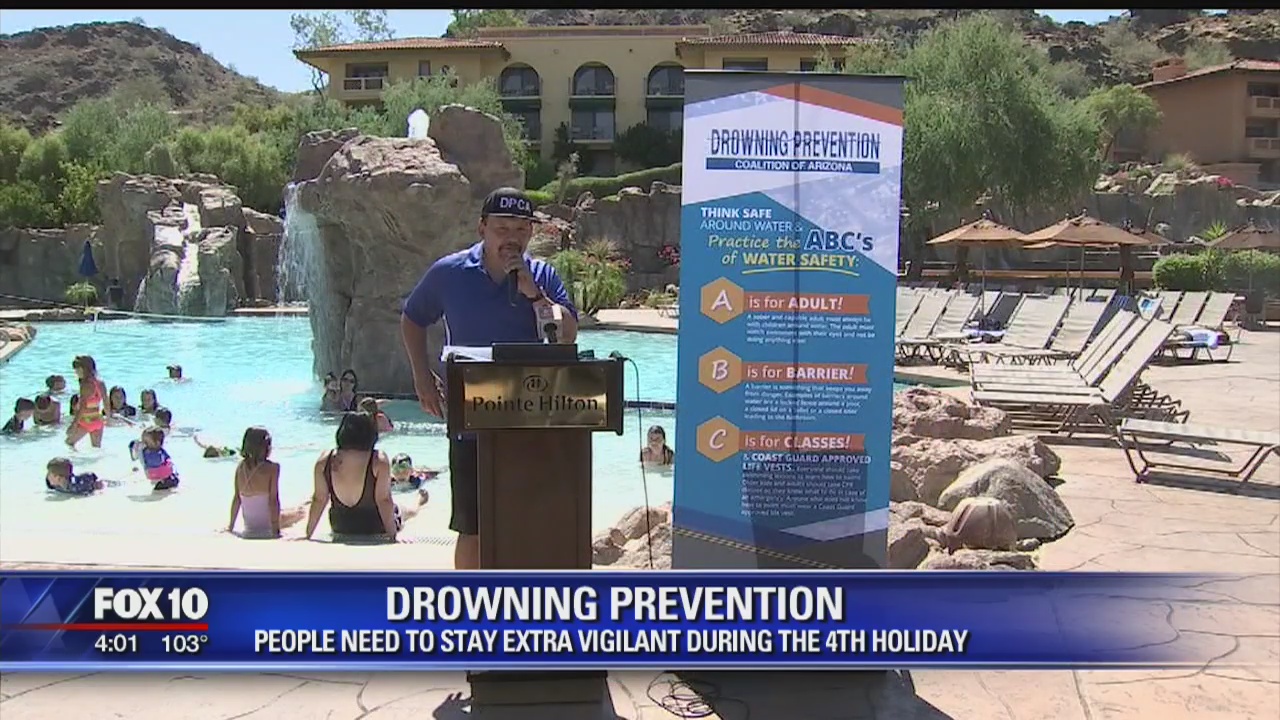 People urged to be vigilant to prevent drownings during the 4th of July weekend