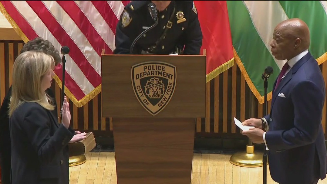 Jessica Tisch sworn in as new NYPD commissioner